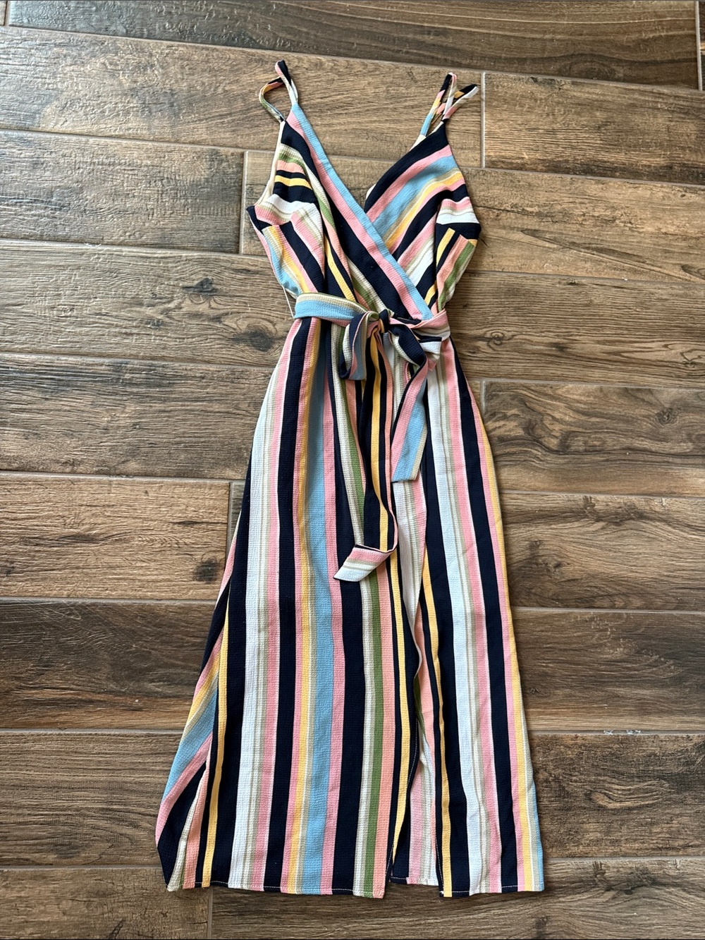 Love, Nickie Lew Beige Dress Top with Black Trim